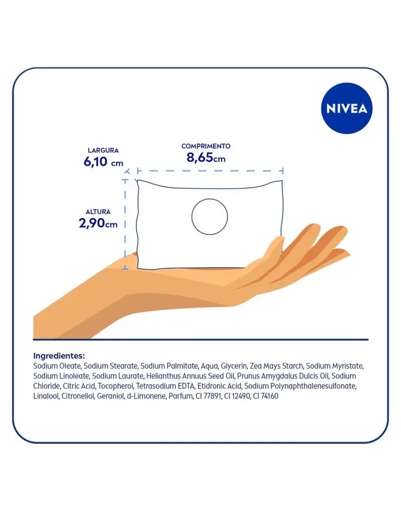 Sabonete Hidratante Nivea 85g