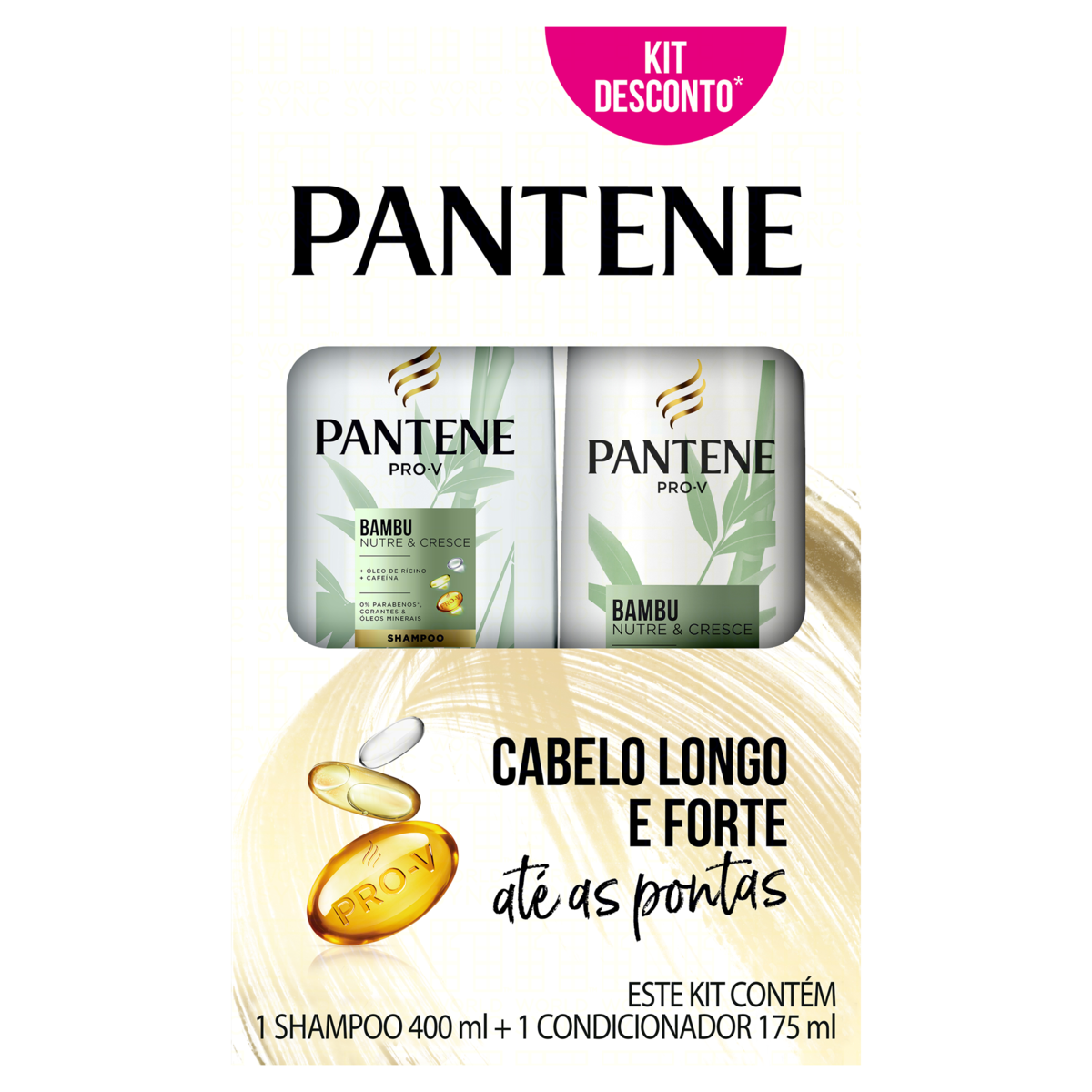 Kit Shampoo 400ml+cond 175ml Pantene