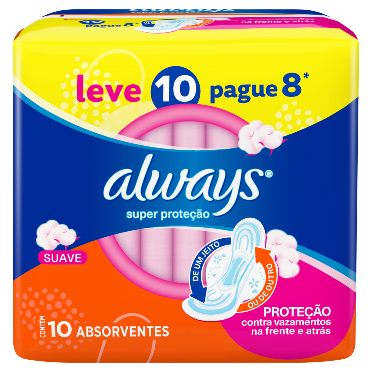 Absorvente Always Lv10 Pg8