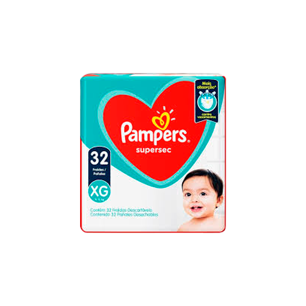 Fralda Pampers Xg C/32un