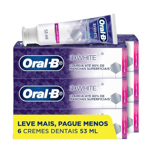Pack Creme Dental Oral b 3d White 70g