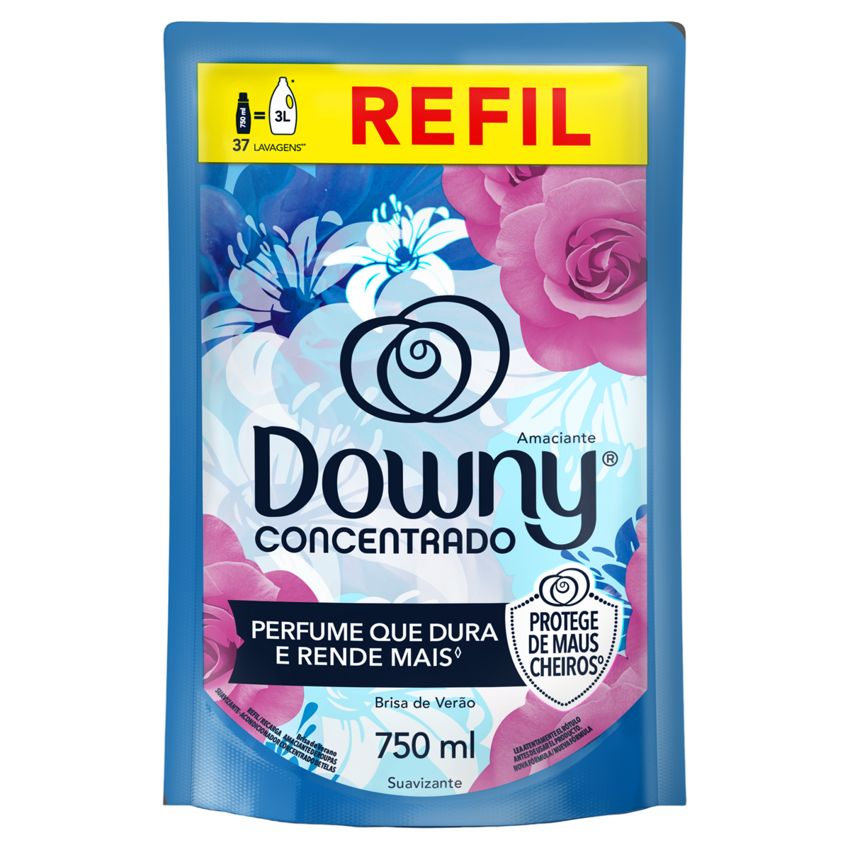 Amaciante Concentrado Downy Refil 750ml
