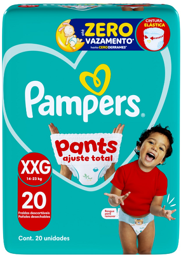 Fralda Descartaveis Pampers Xxg C/20un