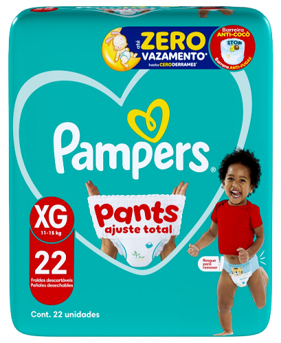 Fralda Descartaveis Pampers Xg C/22un
