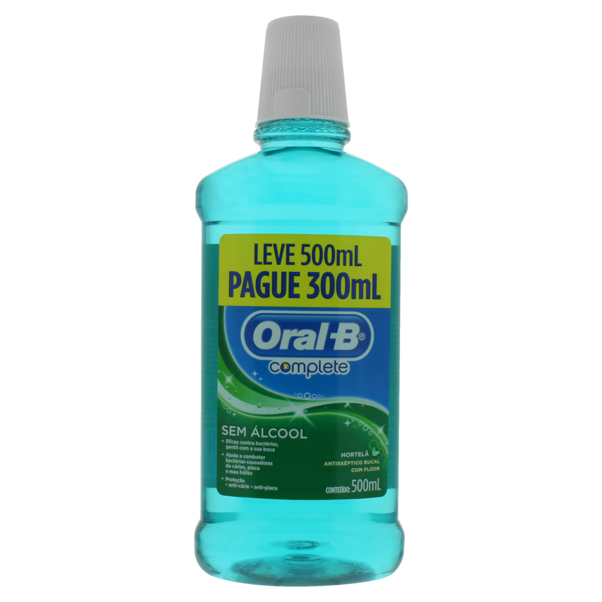 Antiseptico Bucal Oral b Lv500 Pg300ml