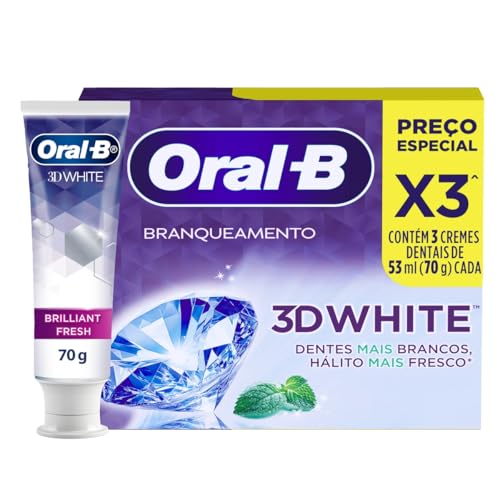 Creme Dental Oral b 3d White 70g