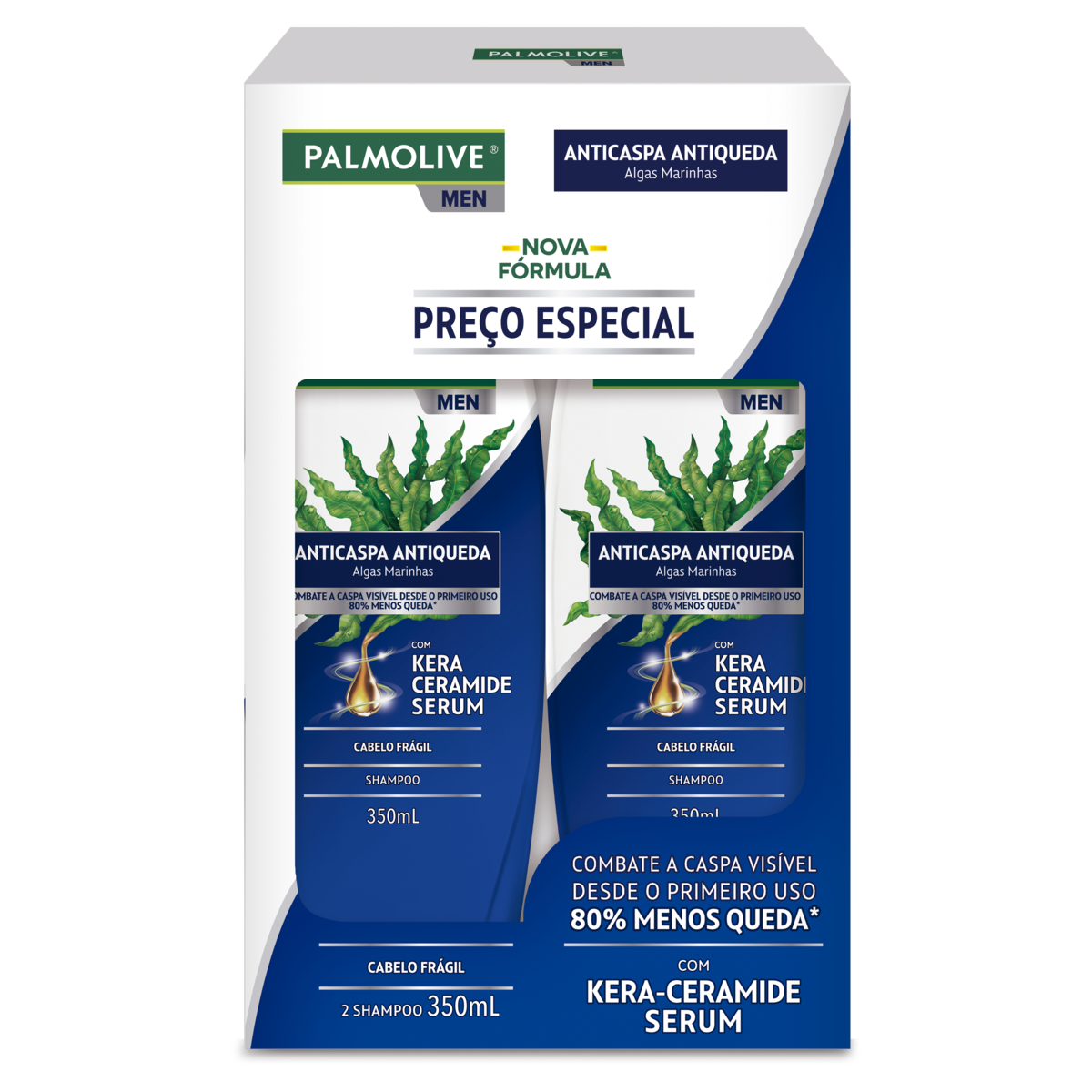 Shampoo Anticaspa Palmolive Pack C/2 350ml