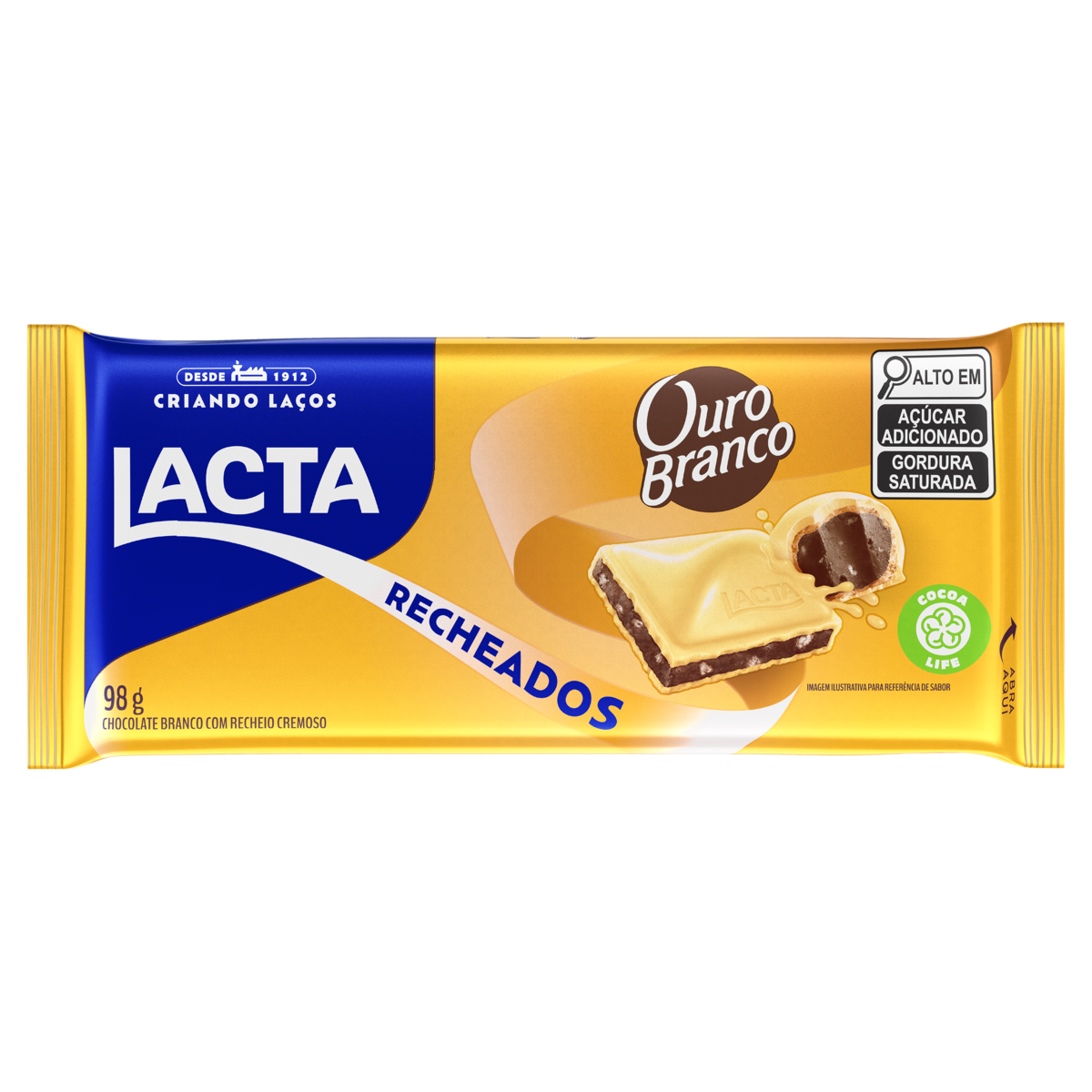 Barra Chocolate Lacta 98g