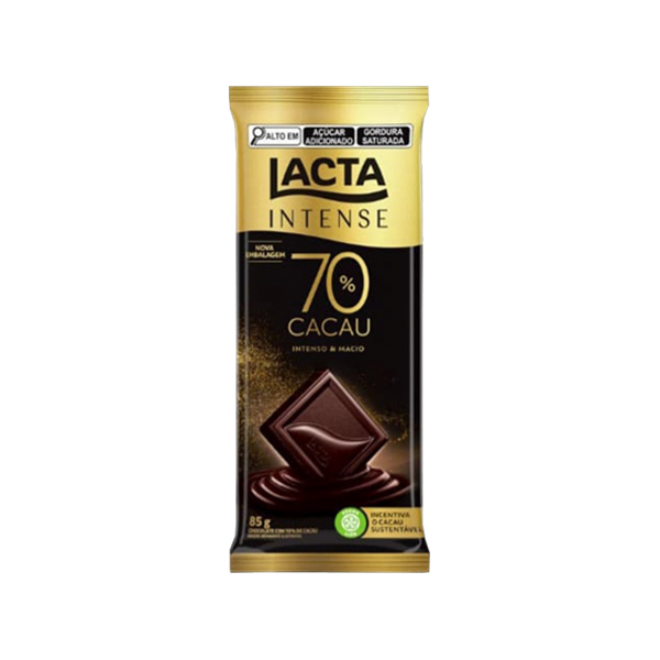 Barra Chocolate Lacta Intense 85g