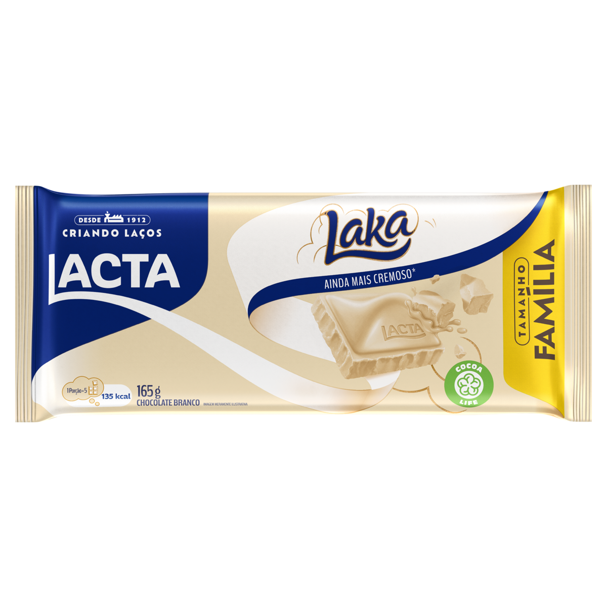 Barra Chocolate Laka 145g