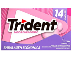 Chiclete Trident Preto 25,2g