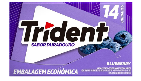 Chiclete Trident Preto 25,2g