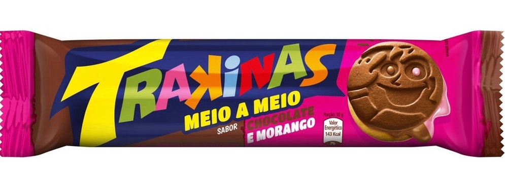 Biscoito Recheado Trakinas 126g