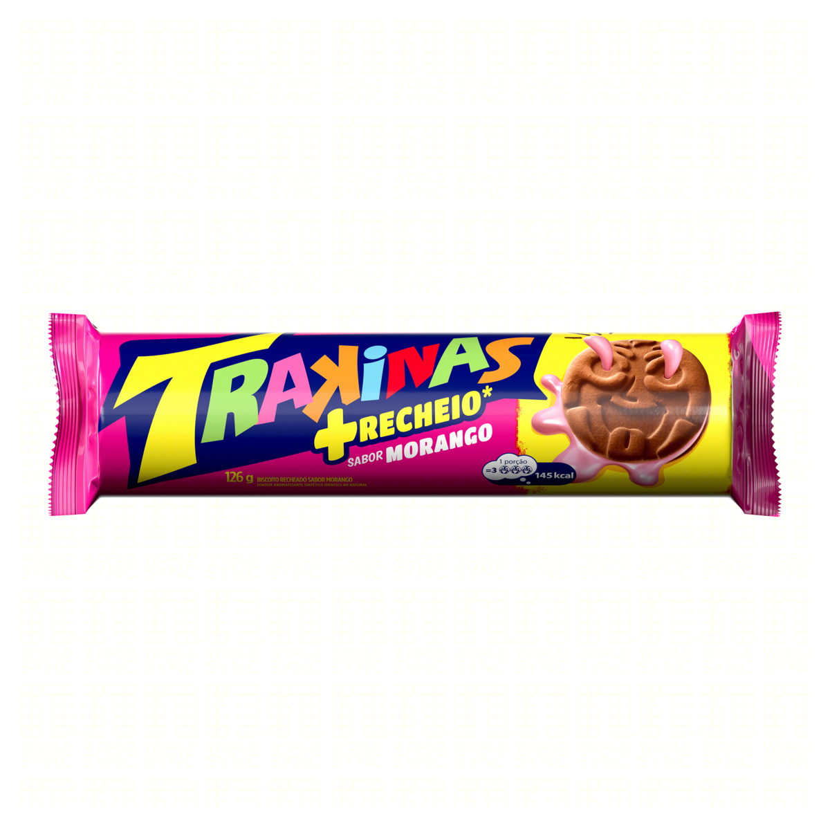 Biscoito Recheado Trakinas 126g