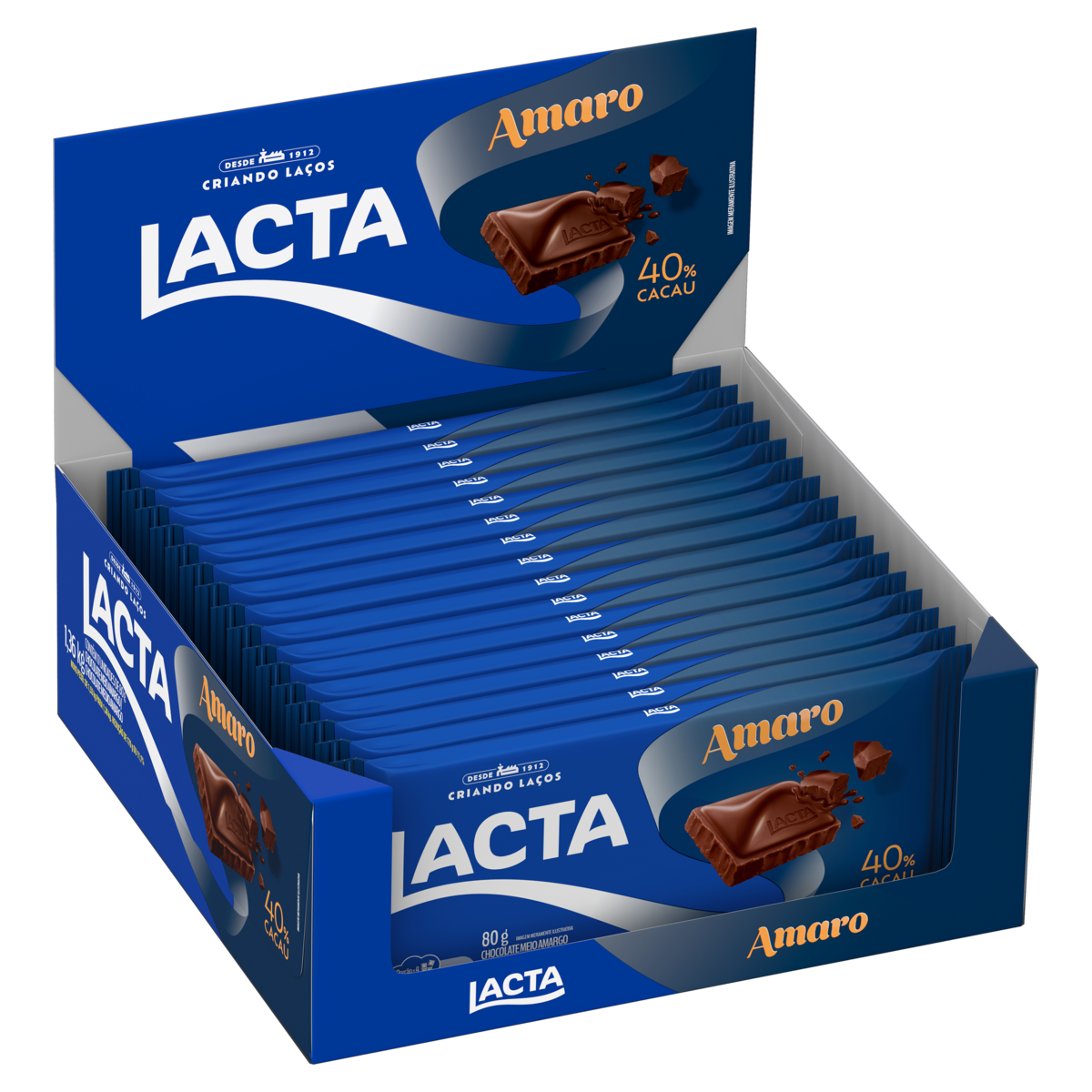 Barra Chocolate Lacta 80g