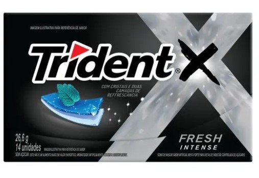 Chiclete Trident Preto 26,6g