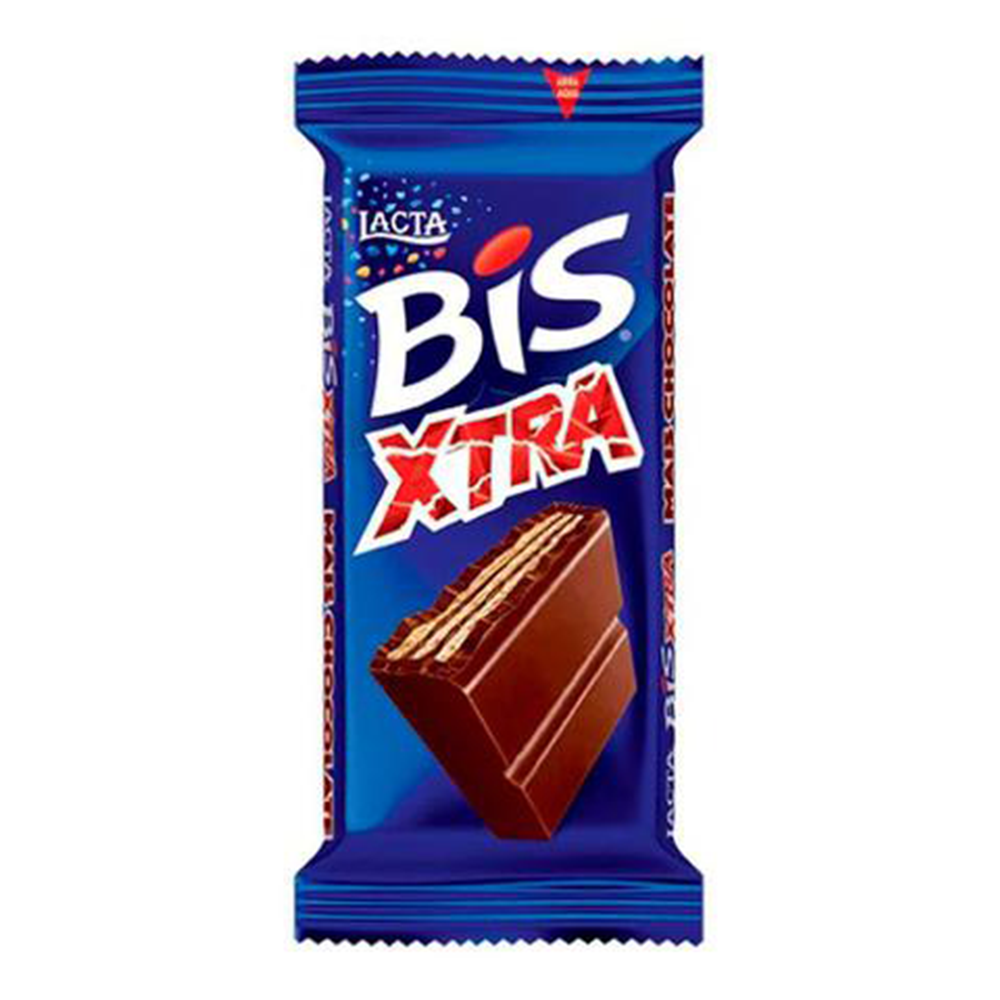 Bis Wafer Xtra Choc Ao Leite Lacta 45g
