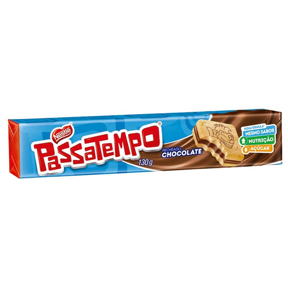 Biscoito Recheado Passatempo 130g