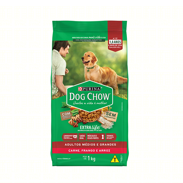 Racao Dog Chow 1kg