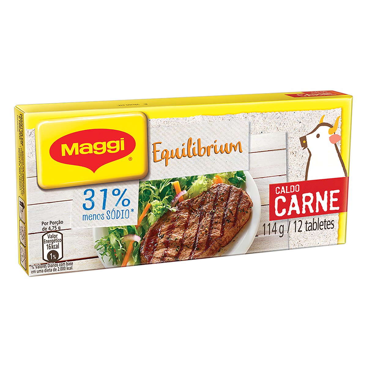 Caldo Maggi Menos Sodio 114g
