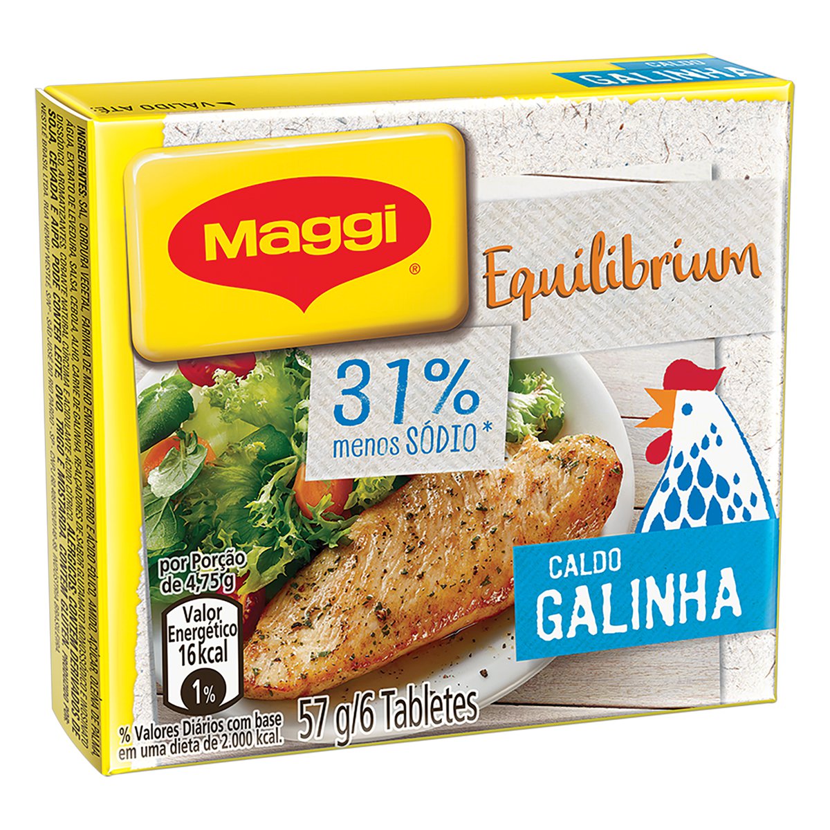 Caldo Maggi Menos Sodio 57g