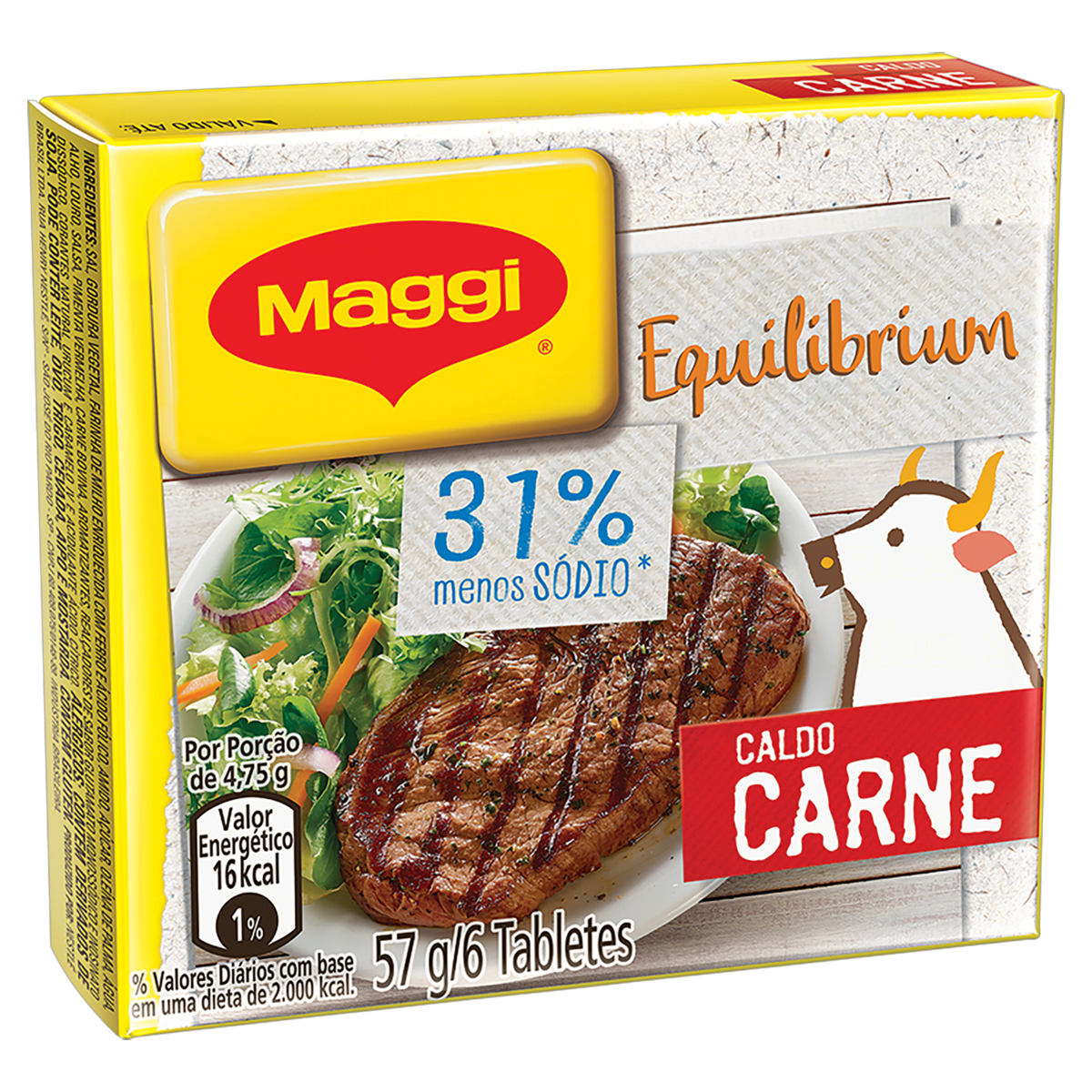 Caldo Maggi Menos Sodio 57g