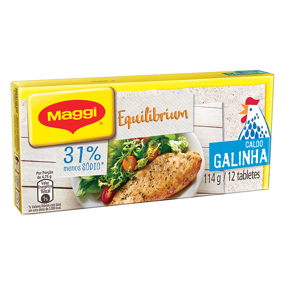 Caldo Maggi Menos Sodio 114g