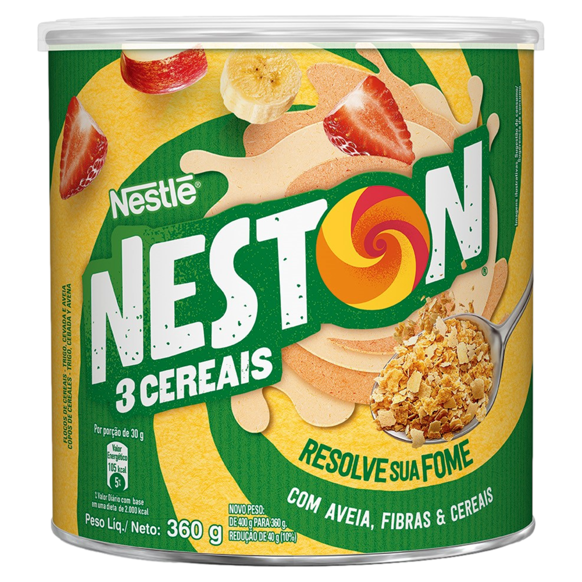 Neston 3 Cereais Lt 360g