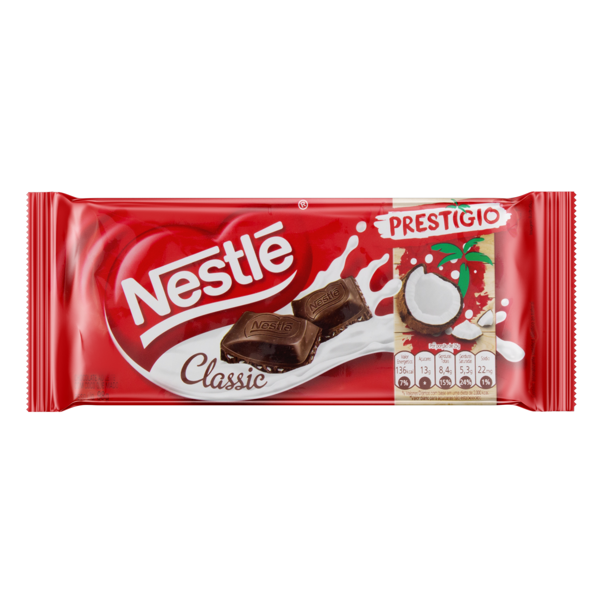 Barra Choc Nestle Classic 80g
