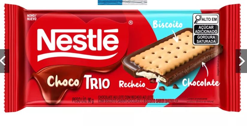 Biscoito Chocotrio Nestle 90g