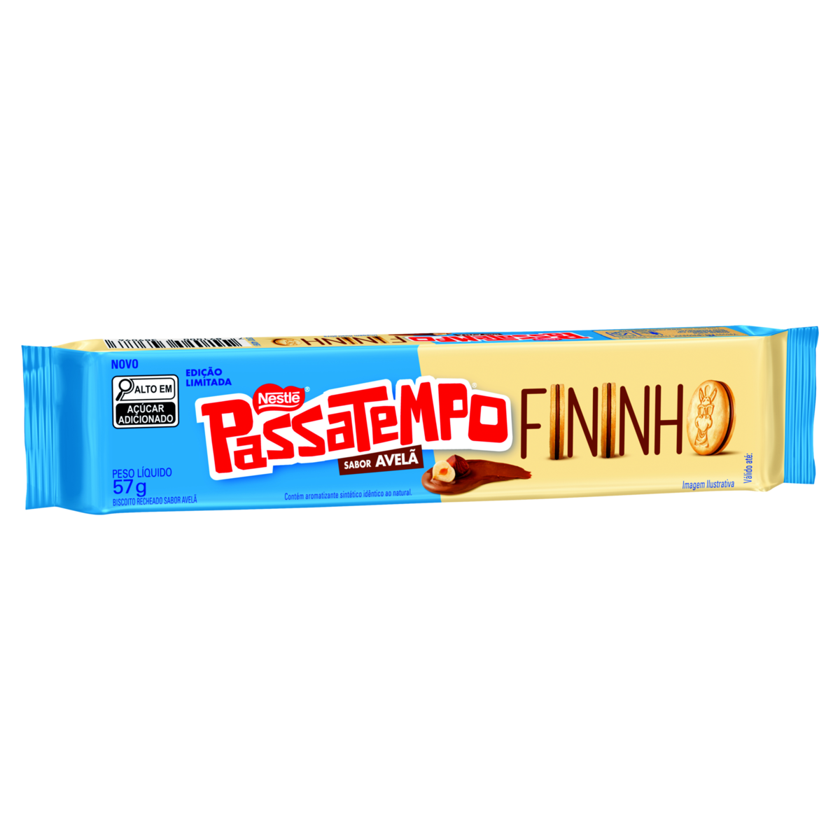 Biscoito Recheado Fininho Passatempo 57g