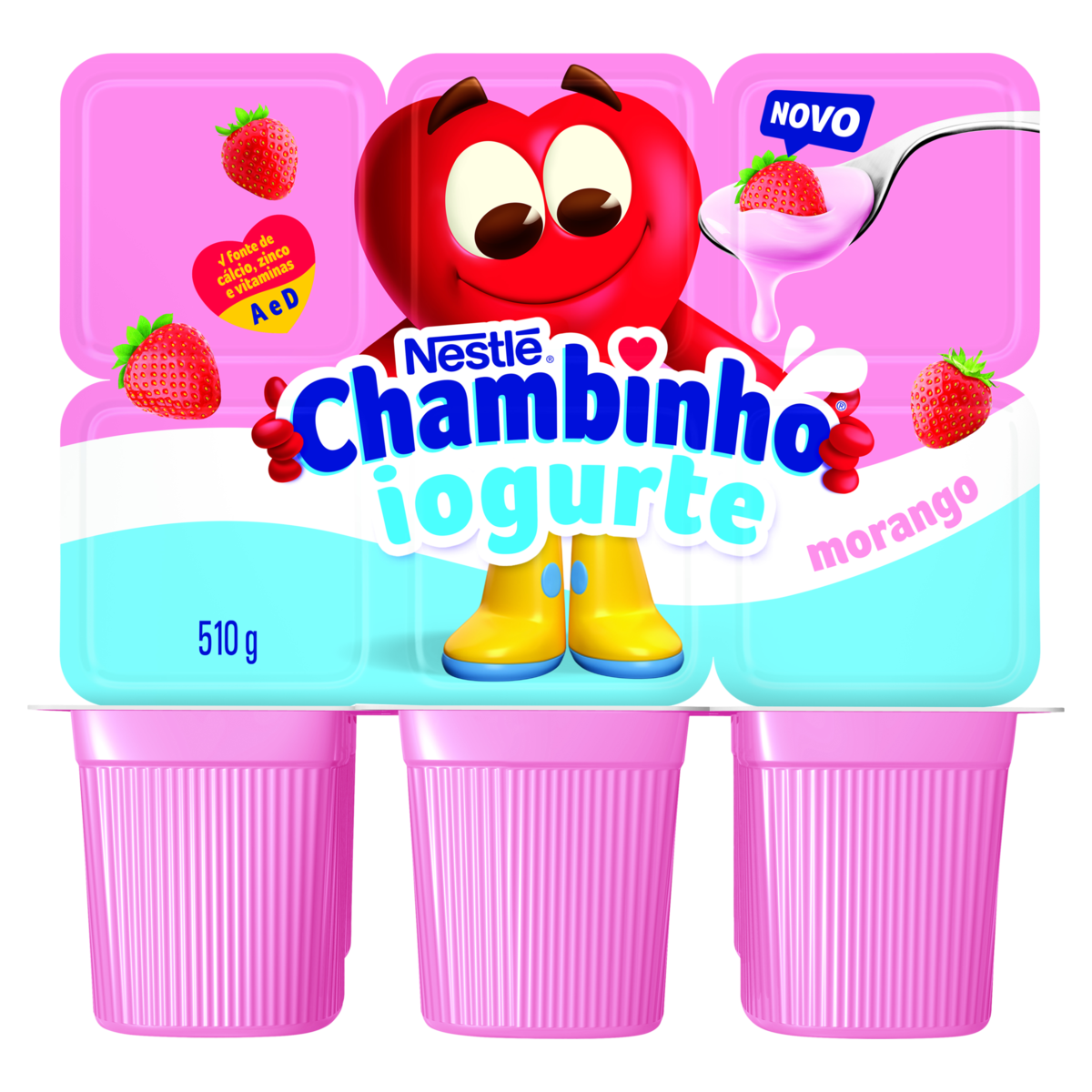 Chambinho Iogurte Polpa 510g