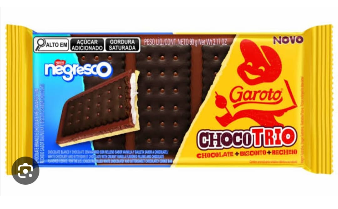 Barra Choc Nestle Trio Negresco 90g