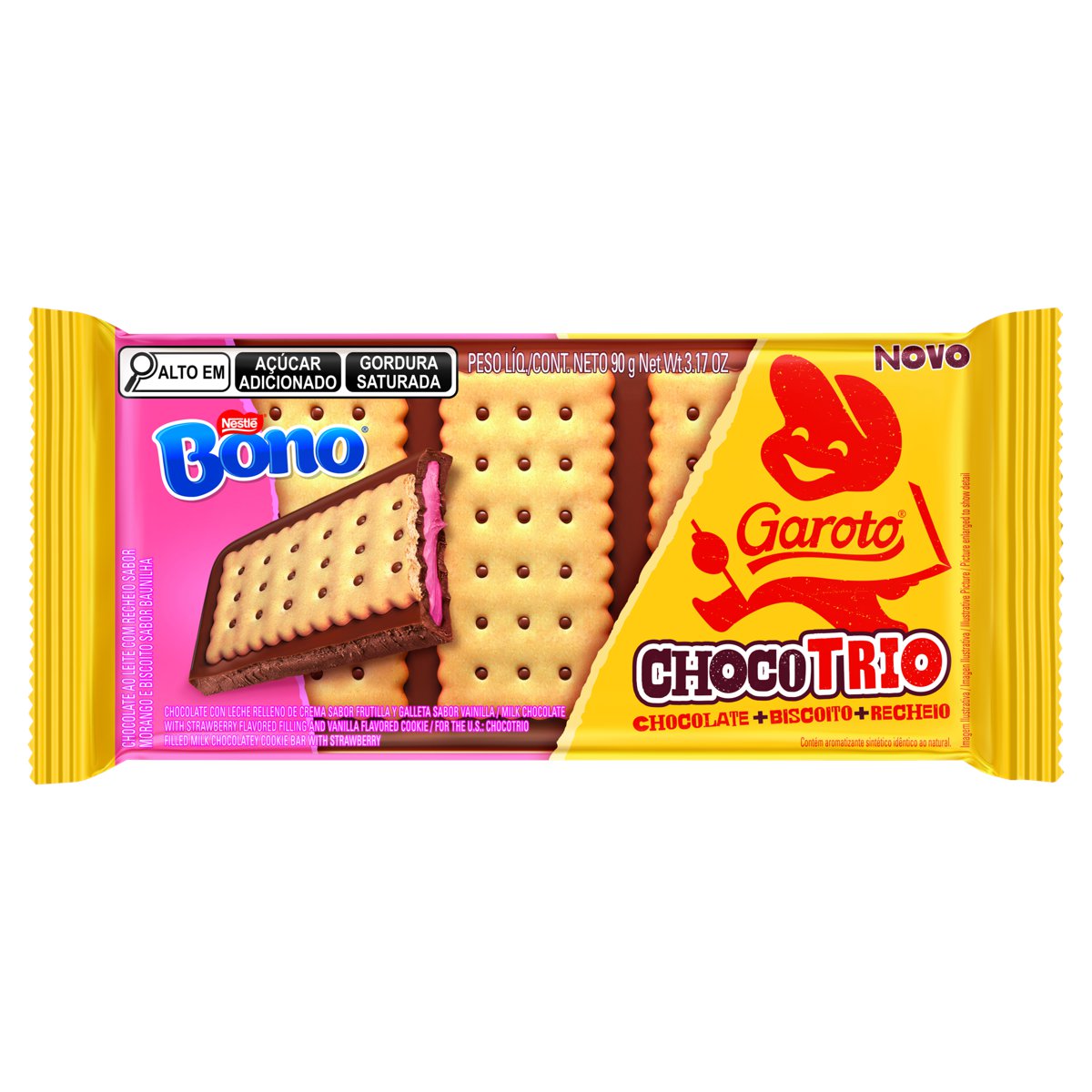 Chocotrio Garoto 90g