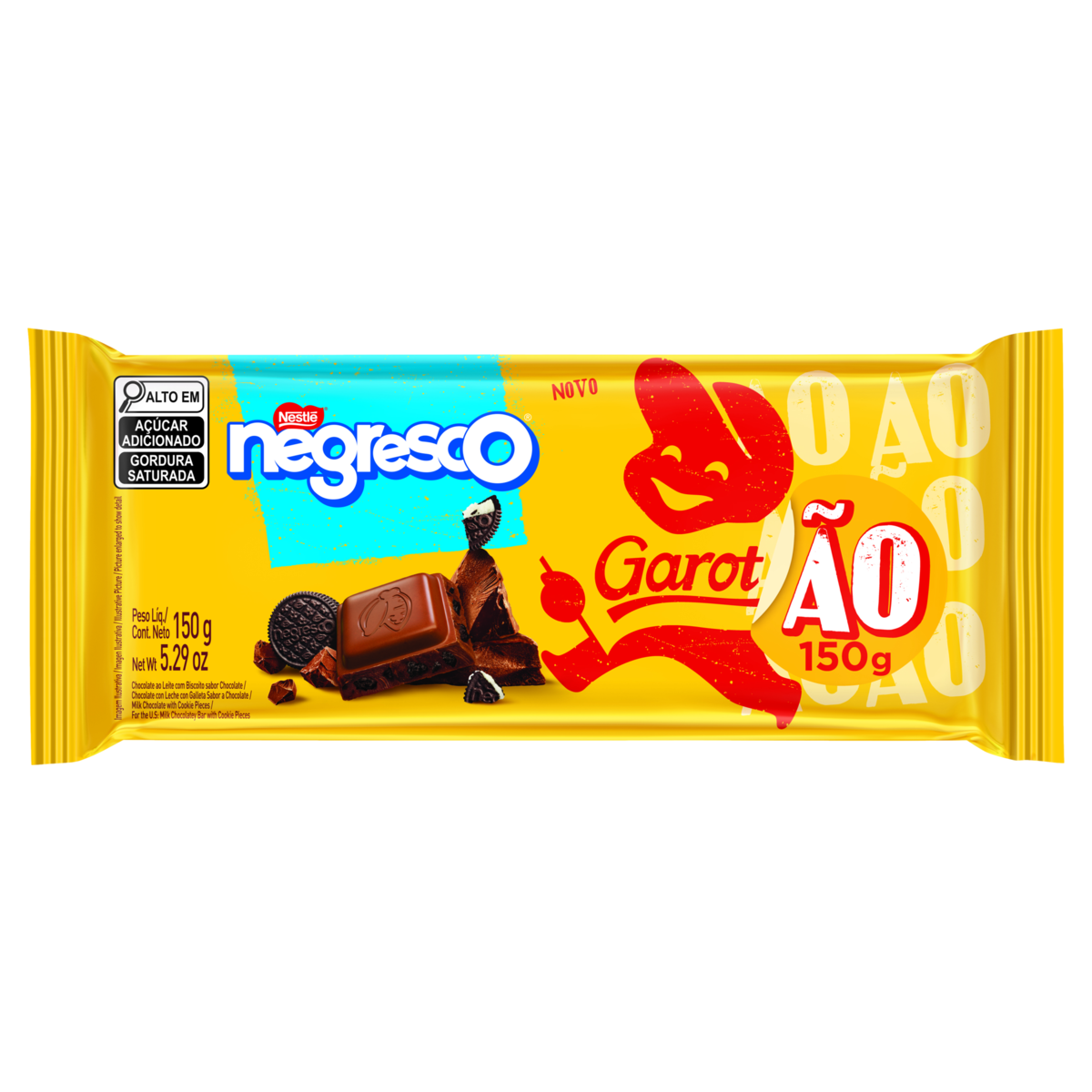 Barra Chocolate Garoto 150g