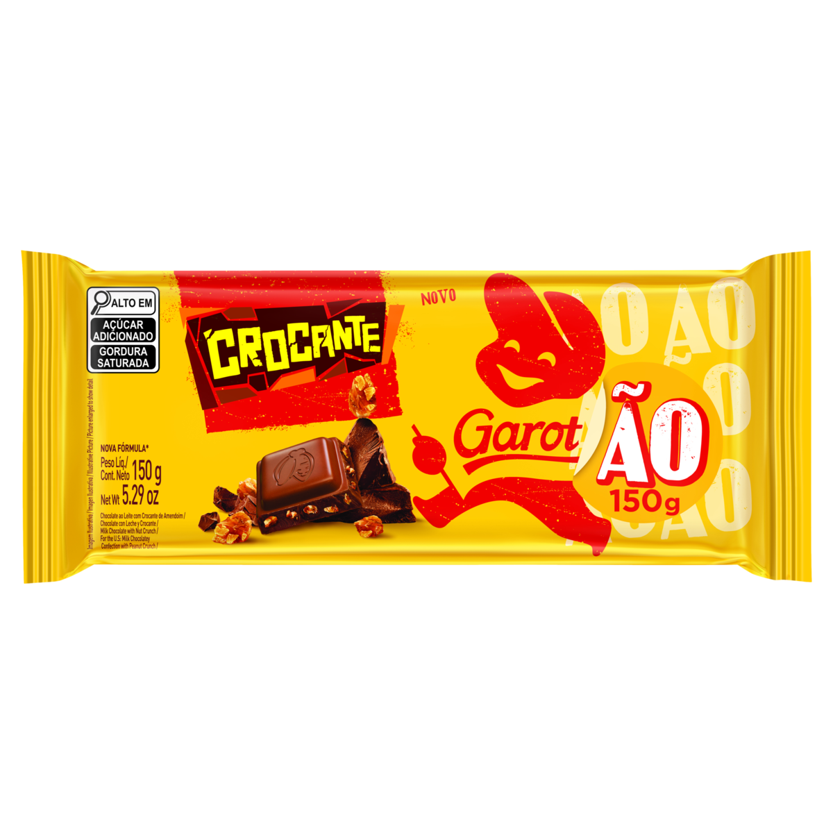 Barra Chocolate Garoto 150g