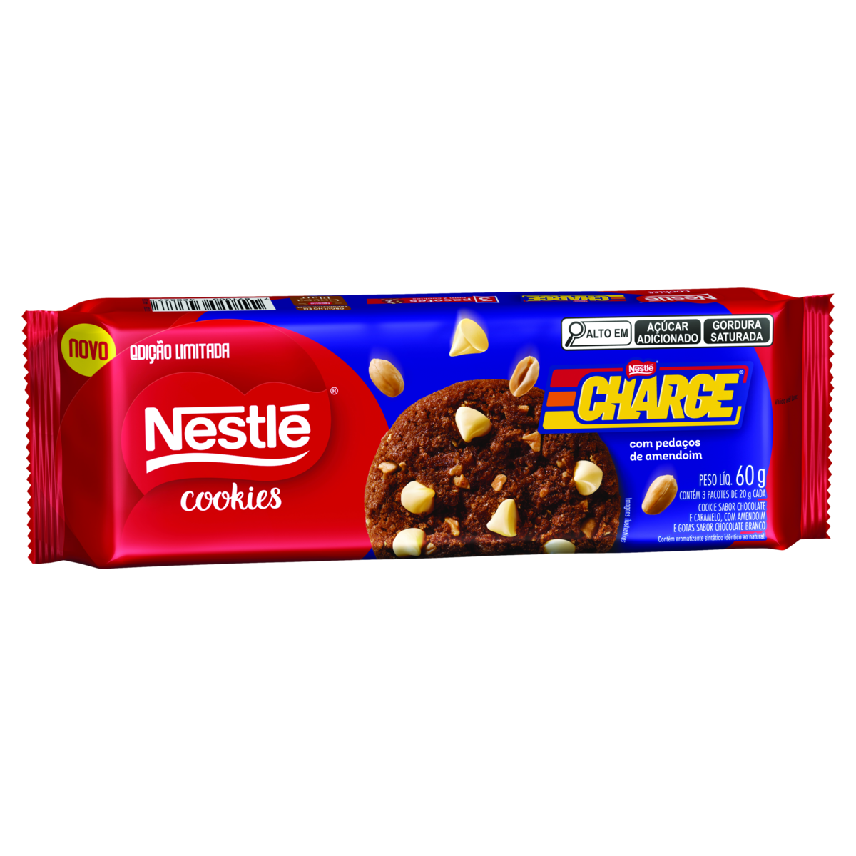 Biscoito Nestle Cookies Charge 60g