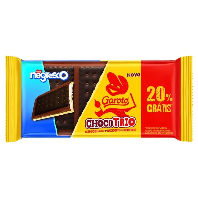 Chocotrio Garoto 90g
