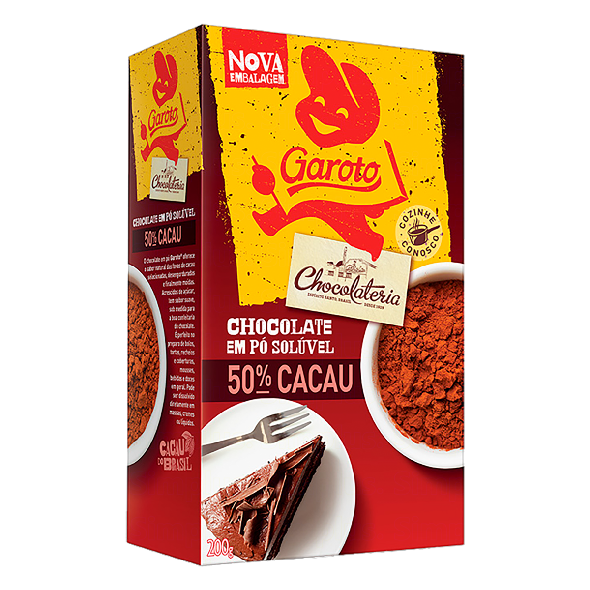 Chocolate Em Po 50% Cacau Garoto 200g