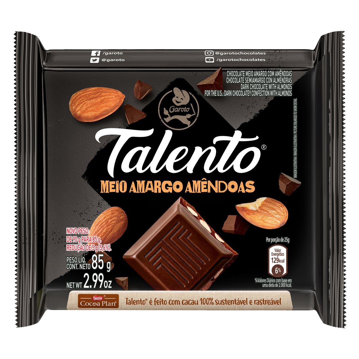 Chocolate Talento 85g