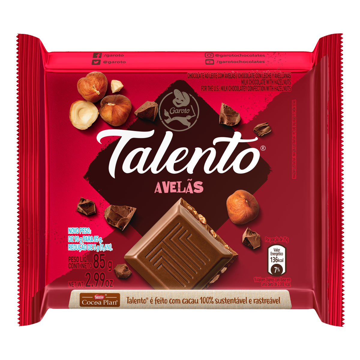 Chocolate Talento 85g