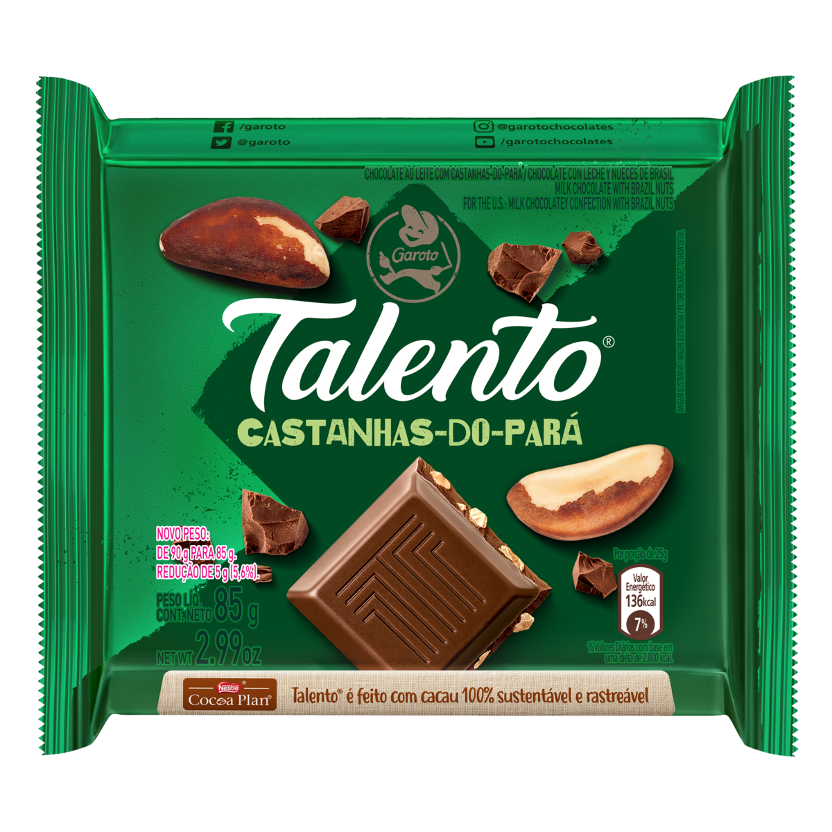Chocolate Talento 85g