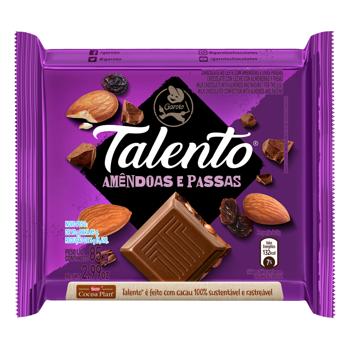 Chocolate Talento 85g