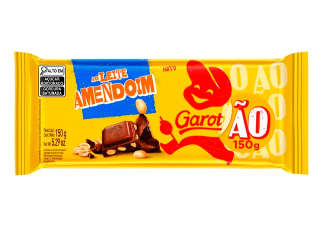 Barra Chocolate Garoto 150g