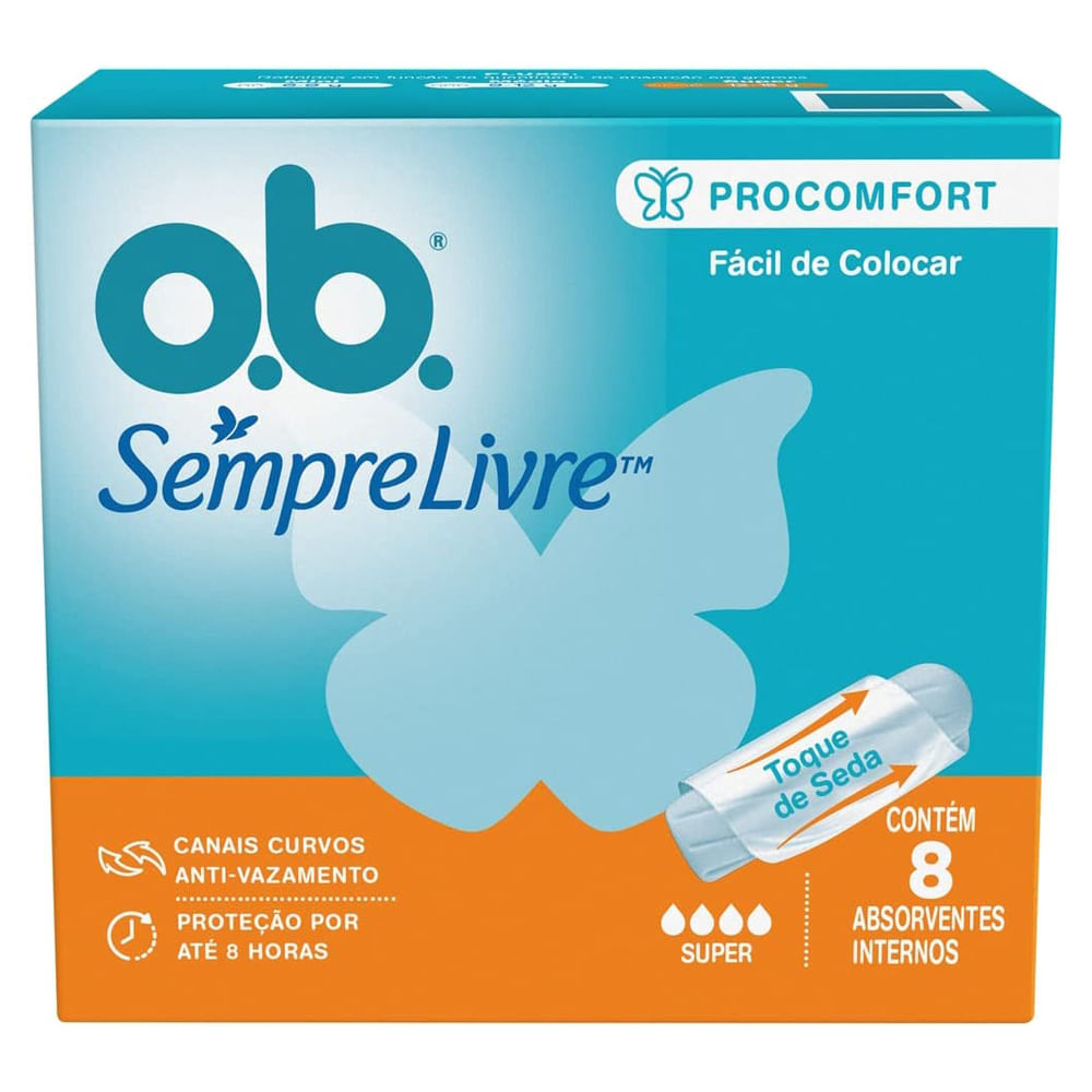 Absorvente Interno Sempre Livre 8un