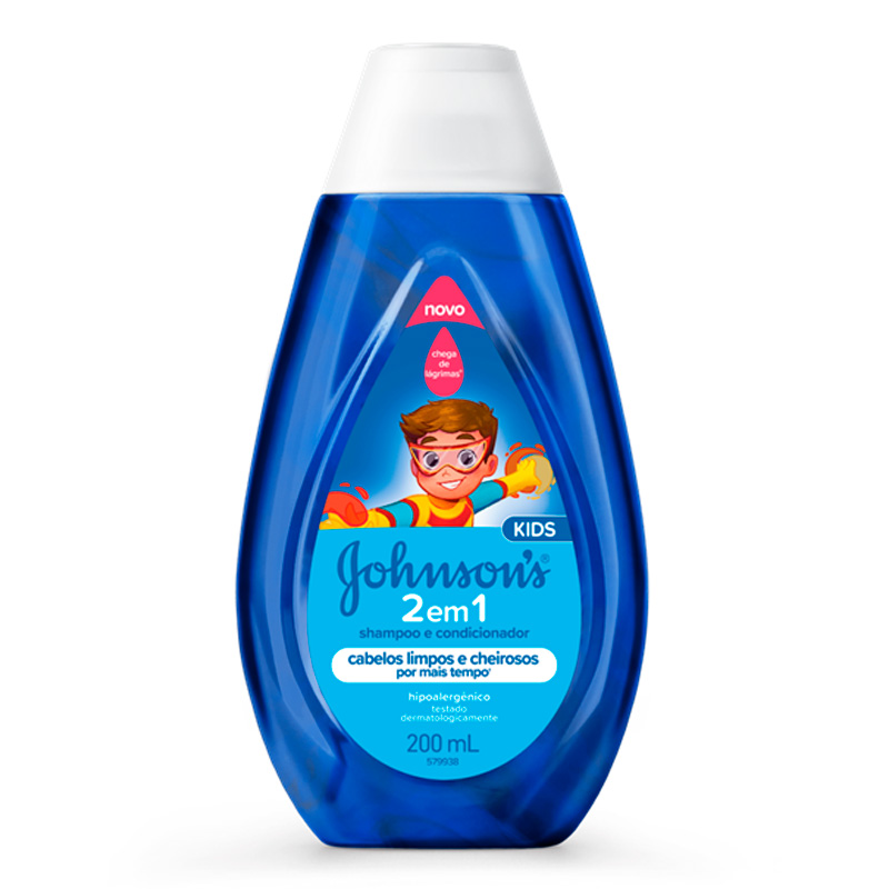 Shampoo 2em1 Johnsons Kids 200ml