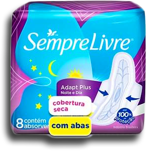 Absorvente Sempre Livre C/8