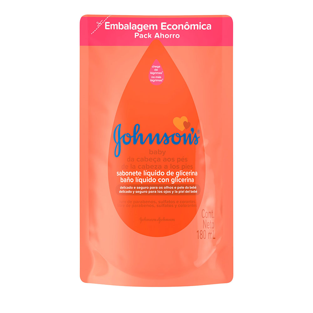Sabonete Liquido Johnsons Ref 180ml