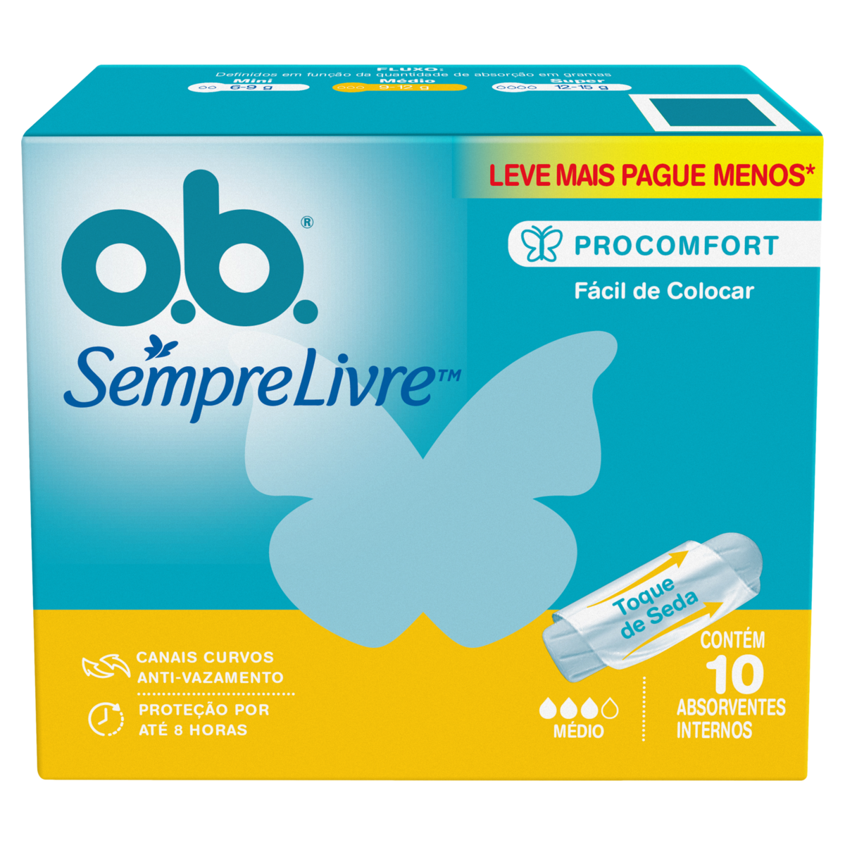 Absorvente Ob Lv10 Pg8