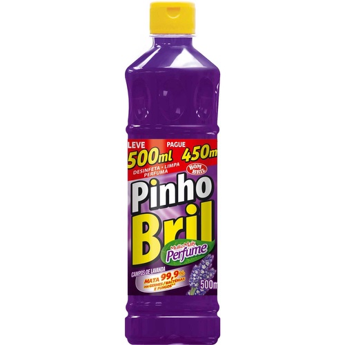 Desinfetante Pinho Bril Lv500 Pg450ml